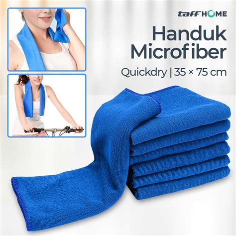 TaffHOME Handuk Microfiber Towel Soft Quick Dry 35x75cm - U0755 - balustradellc