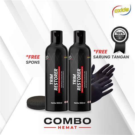 Tahan Lama Oxide Trim Restorer/Penghitam Body Motor 80Ml/100Ml - raincitystudios.com