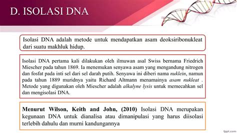 Tahapan dan Prinsip Isolasi DNA | PDF - Scribd - muktibox.com