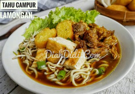Tahu Campur Lamongan Gurih dan Segar - Resep - balustradellc
