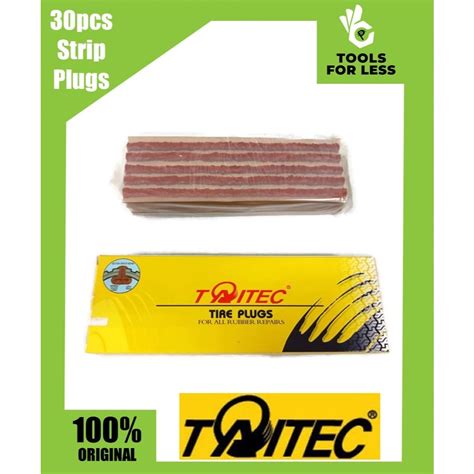 Taitec 30 pcs. Tubeless Tire Repair Rubber Strip Plugs - balustradellc