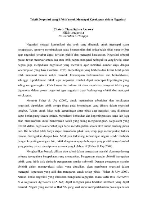 Taktik Negosiasi yang Efektif untuk Mencapai … - balustradellc