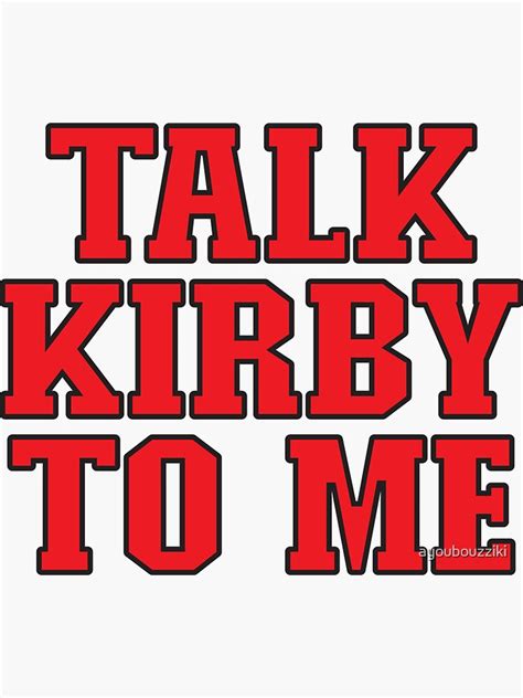 TALK KIRBY TO ME Essential T-Shirt - redbubble.com