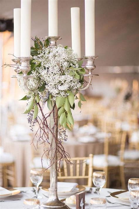 Tall Candelabra Centerpieces for Wedding - Etsy - balustradellc