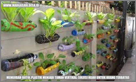 Taman Vertikal Dari Botol Bekas | Kreatipedia - raincitystudios.com