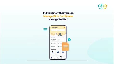 TAMM - Manage Birth Certificates