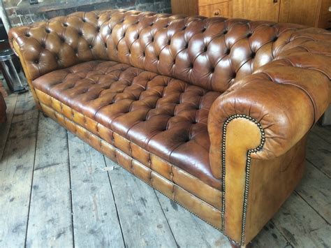 Tan Leather Chesterfield Sofa | Simply Chesterfields - balustradellc