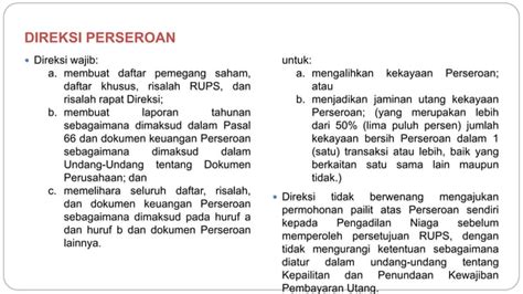 TANGGUNGJAWAB DIREKSI DAN DEWAN KOMISARIS DALAM PEMBAGIAN DIVIDEN ... - balustradellc