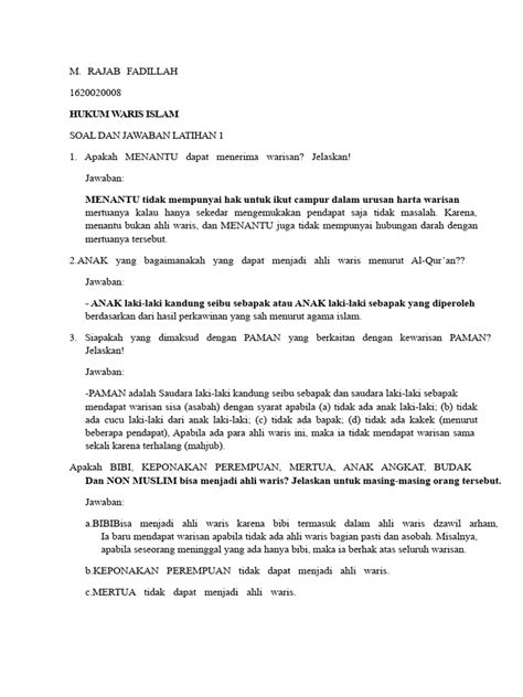 Tanya Jawab Hukum Waris - balustradellc