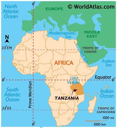 Tanzania Maps & Facts - World Atlas - raincitystudios.com