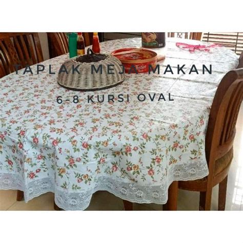 Taplak Meja Oval - balustradellc