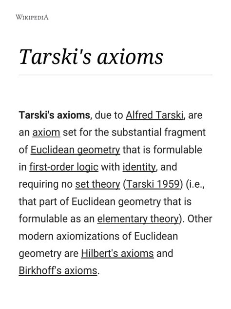 Tarski's axioms - wintechmobiles.com
