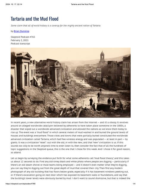 Tartaria Mud Flood Theory Explained - balustradellc