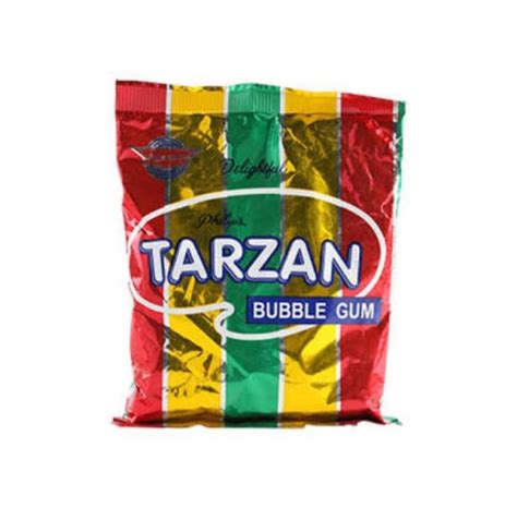 TARZAN BUBBLE GUM Tarzan bubblegum 50 pieces per pack