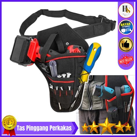 Tas Pinggang Alat Tukang Tas Perkakas Woodworking Waist Bag - balustradellc