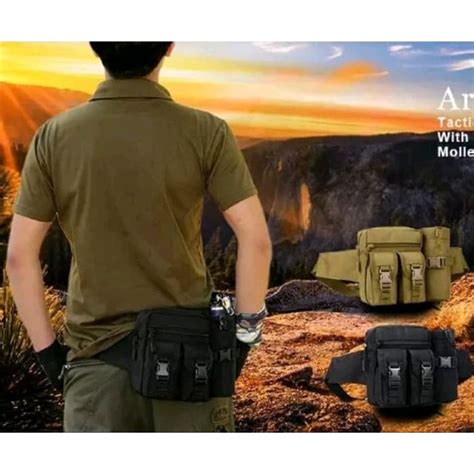 Tas Pinggang Tactical Waterproof - Tas Tactical Pria Import Outdoor - balustradellc