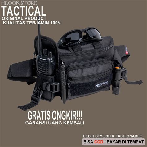 Tas Pinggang Waist Bag Tactical Outdoor Military - balustradellc