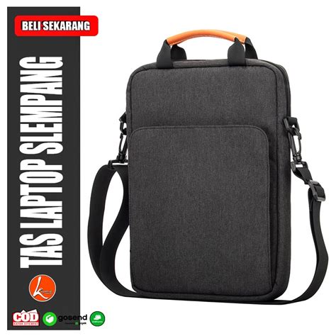 Tas Selempang Laptop 13" Pria Coastline 9007 - HITAM ABU - balustradellc