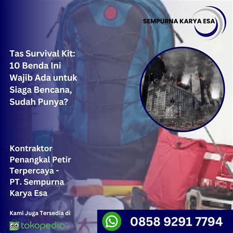 Tas Siaga Bencana (Survival Kit): Panduan Lengkap Pramuka Peduli ... - balustradellc