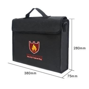 Tas Tahan Api Anti Bakar untuk Dokumen Aman - Type A - balustradellc