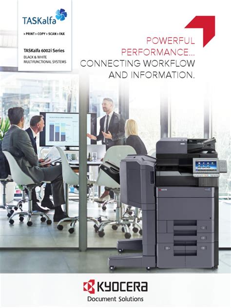 TASKalfa 6002i Brochure PDF Computing Computer Science