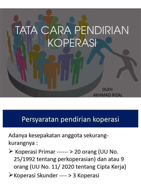 Tata Cara dan Prosedur Pendirian Koperasi - balustradellc