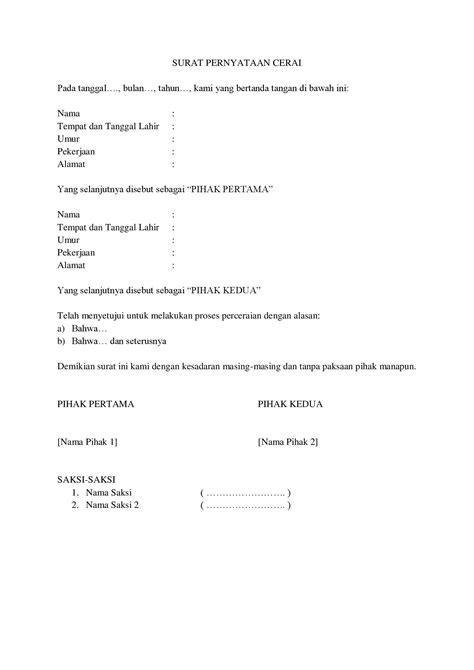 Tata Cara Mengurus Surat Cerai dan Biayanya - Law Firm - balustradellc