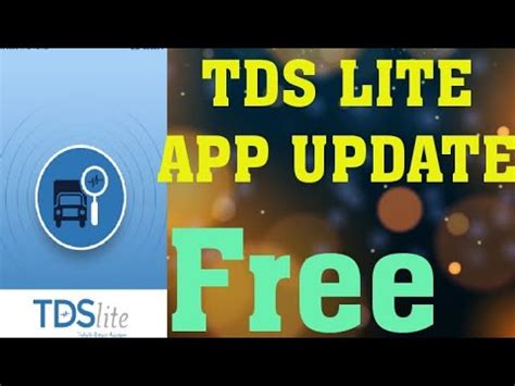 TATA Diagnostic System Update TDS Lite App Update - YouTube