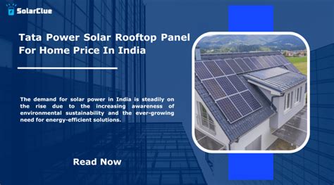 Tata Power Solar Rooftop Panel for Home Price in India - balustradellc