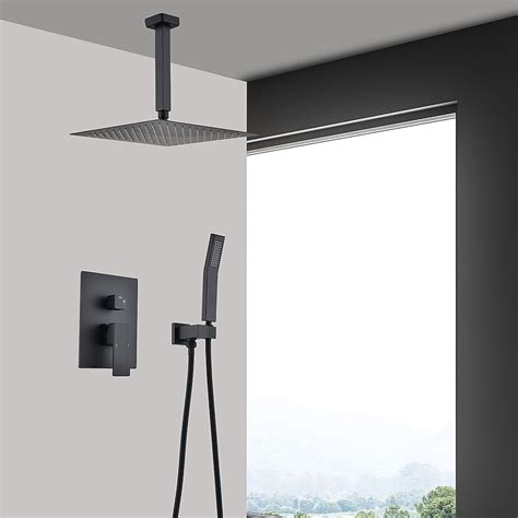 Tatayosi Ceiling Mounted Shower System Combo with … - balustradellc