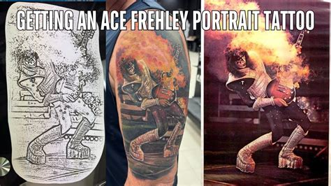 TATTOO TIMELAPSE ACE FREHLEY PORTRAIT YouTube