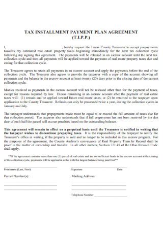 Tax Installment Plan (TIP) - Rural Municipality of Taché - balustradellc