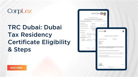 Tax Residency Certificate in UAE: Eligibility, Document and Process - balustradellc