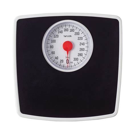 Taylor 330 lb Analog Bathroom Scale Black - Ace … - raincitystudios.com