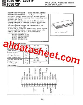 TC5070P Datasheet(PDF) - Toshiba Semiconductor