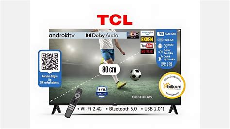 TCL S5400A 32 inç TV 17 Ocak 2025 günü BİM mağazalarında.