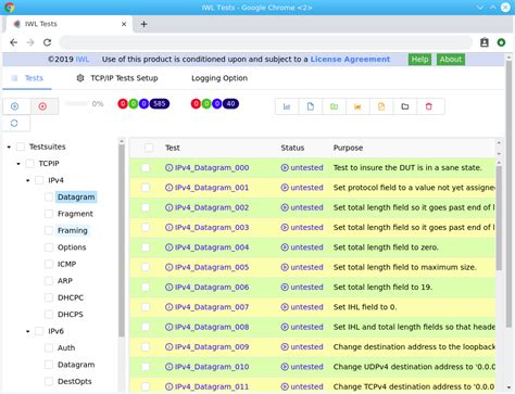 TCP-SP Testing Engine