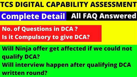 TCS Digital Exam DCA Direct Capability Assessment - Blogger