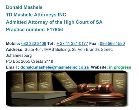 TD Mashele Attorneys INC - Facebook