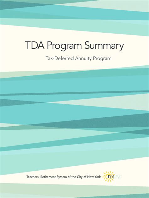 TDA Program Summary 2024