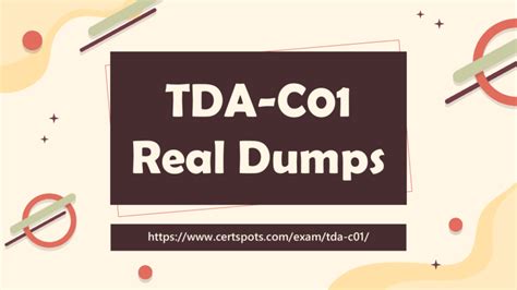 TDA-C01 Dumps