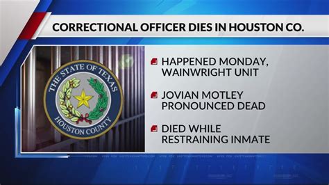 TDCJ mourns correctional officer who died while restraining inmate at East Texas prison