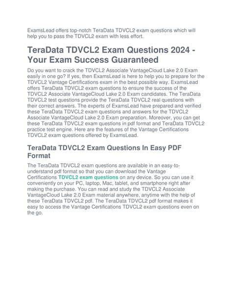 TDVCL2 PDF Demo