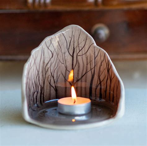 Tea Light Candle Holder Ceramic - Etsy - muktibox.com
