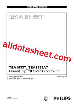 TEA1533 datasheet & application notes - Datasheet Archive