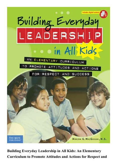 Teaching kids about Practicing Everyday Leadership - balustradellc