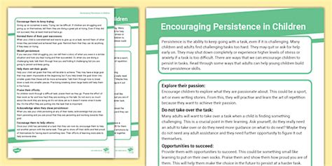 Teaching Resilience to Kids: How to Encourage Persistence - balustradellc