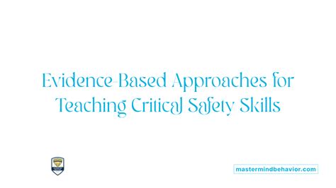 Teaching Safety Skills to Children: A Discussion of Critical Features ... - balustradellc