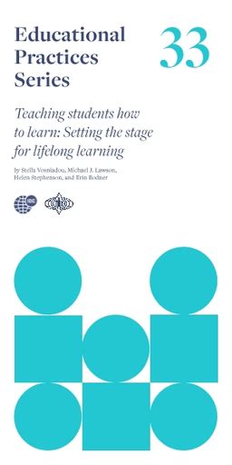 Teaching students how to learn: setting the stage for … - balustradellc