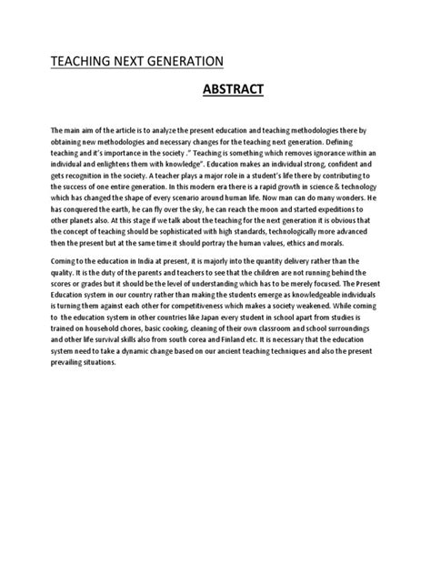 Teaching the Next Generation - Leading The Way United Kingdom - balustradellc